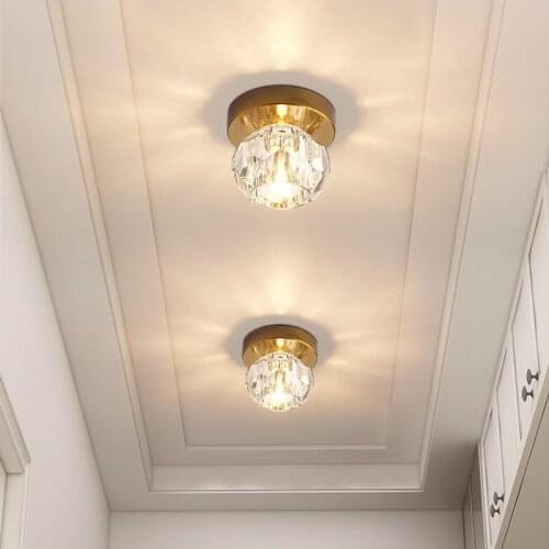 Ceiling Lamp LED corridor Lamp Entrance Lamp Aisle Lamp Balcony Lamp Crystal Ceiling Lamp