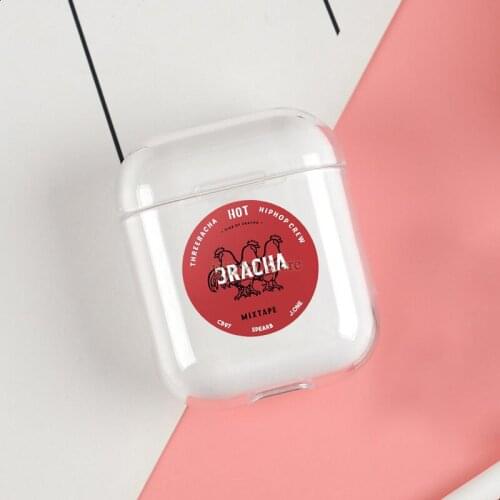 Stray Kids 3RACHA Clear Cases For Apple Airpods 1 2 Earphone Bluetooth Wireless Cover For Airpods 2 1 Coque