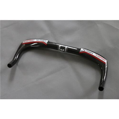 TEMANI Road Bicycle TT Handlebar 3K Glossy Full Carbon Fibre Mountain Bikes Rest Handlebars Internal Wiring 31.8*400/420/440mm