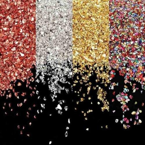 Nail Art Rhinestones Broken Nail Shiny Stones Nail Art Decoration Mixed Colors Nail Stones Nail Art Sequins Nail Accessories