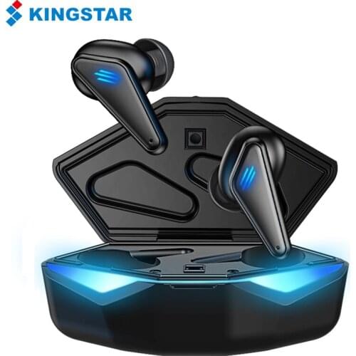 KINGSTAR Gaming Headset TWS Wireless Bluetooth Earbuds With Microphones Bass Sound PUBG Positioning Winner Gamer Earphones 65ms
