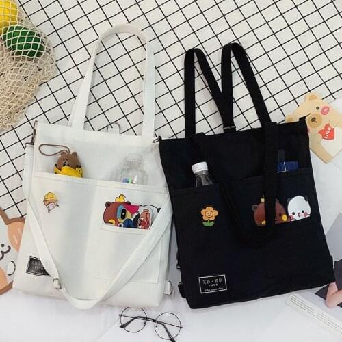 Big Capacity Ladies Totes Shoulder Bag Women Cotton Shopping Women Eco Reusable Shopper Bags Canvas messenger Bag