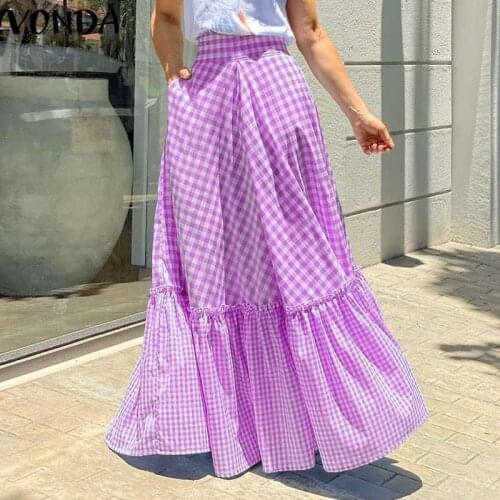 VONDA Womens Summer Skirts