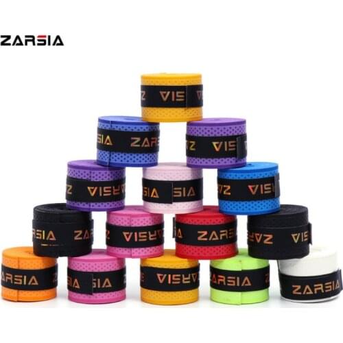 ZARSIA 10Pcs Dry Tennis Overgrip Sweatband Tennis Badminton Racket Squash PU Overgrip Tennis Grip Raquete Tenis Grip Wrap Tape