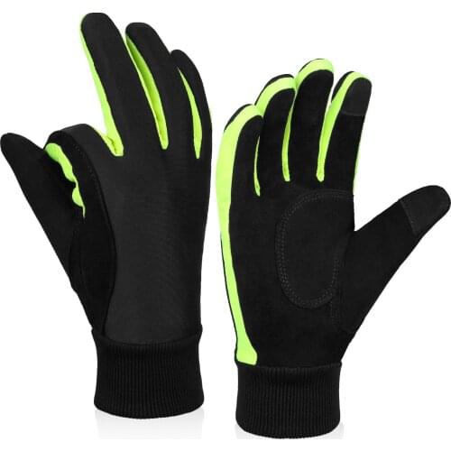 OZERO Mens Winter Thermal Gloves Touch Screen Glove Water Resistant Windproof Warm for Driving Cycling Running 8017