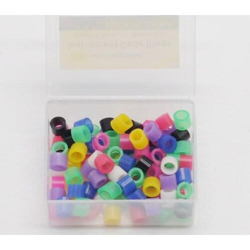 100 Pcs/Box Universal Silicone Instrument Dental Color Code Rings Autoclavable Orthodontic Code Rings Dentist Lab Supplies