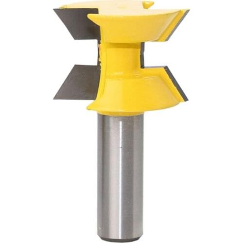 2PCS 120 Degree Lock Miter Finger Joint Router Bits 1/2'' Shank Milling Cutter 63HA