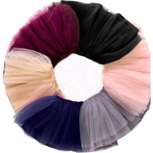 2017 spring summer lovely fluffy soft tulle girls tutu skirt pettiskirt 8 colors girls skirts for 1-10Y kids for all seasons