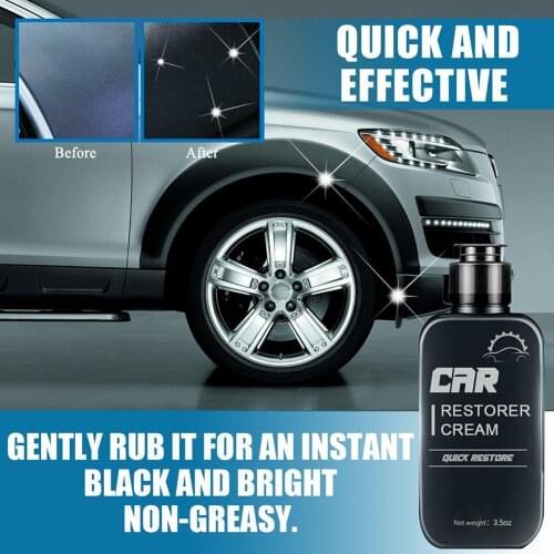 30ml Refurbishment Repair Agent For Auto Plastic Parts Door Panel Car Cleaner Refurbishment Agent With Sponge