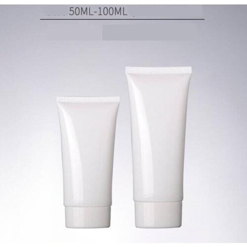 300pcs/lot 50G 100G 50ML 100ML Refillable Tube Dull Polish Empty Cosmetic Bottle Soft Tube Travel Squeeze Make Up Container