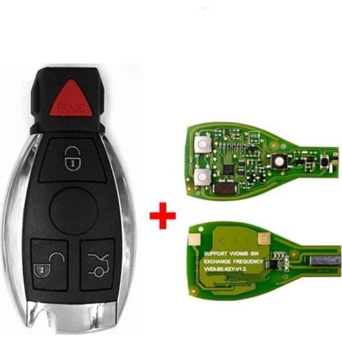 4pcs Xhorse VVDI BE Key Pro Improved Version with Smart Key Shell 3 Button for B-enz with logo