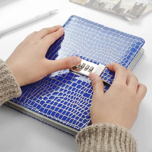 A5 Planner Notebooks And Journals Password Agenda Office Bussiness Diary With Lock Notebooks School Supplies