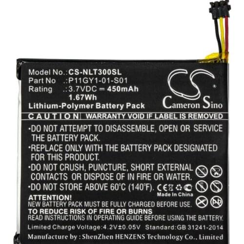 Cameron sino 450mah battery for NEST Learning Thermostat T200377 T200477 T200577 T200777 T200877 3701-0001-01 P11GY1-01-S01