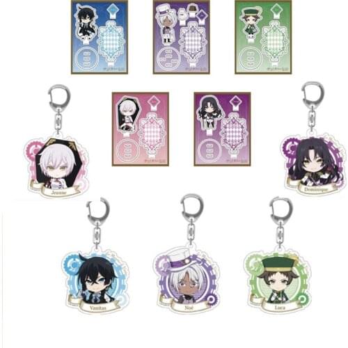 Anime The Case Study of Vanitas Noe Archiviste Acrylic Figure Stand Model Plate Keychain Pendant Display Desktop Decor Q Version