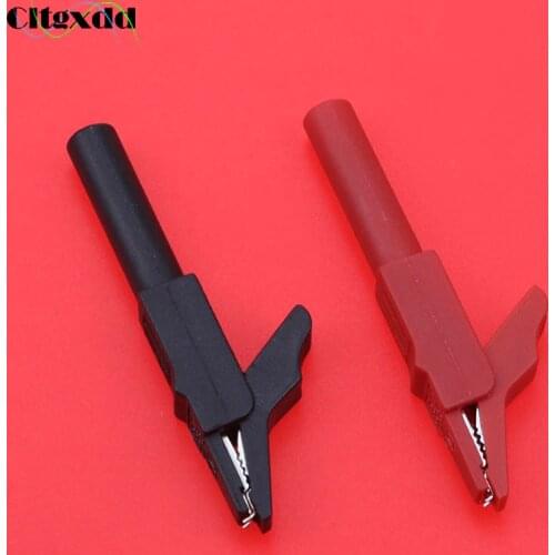 Cltgxdd 1pcs Full Protective Alligator Clips Crocodile Clamp For Professional Multimeter