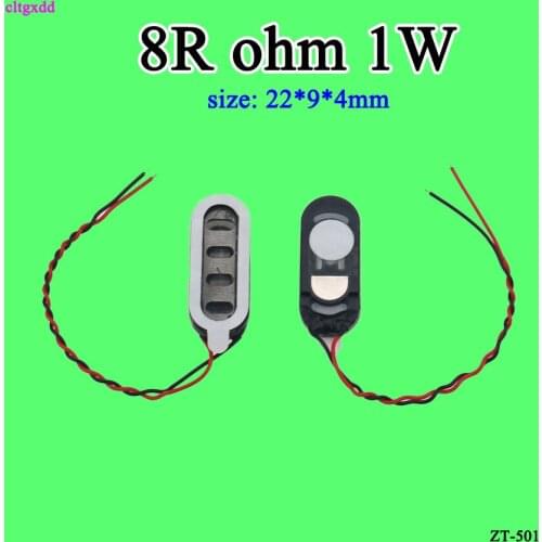 Cltgxdd 2Pcs 8R ohm 1W 8R1W Oval speakers Tablet PC small speakers 2209 8 Europe 1W8R 22 * 9 * 4mm