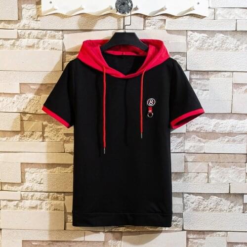 DBLUELOVE Men's T-shirts With A Hood