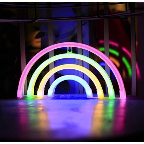 Decorative LED Moon Star Neon Sign Light Neon Nightlight Battery USB Operated for Home Decor Bedroom Wedding Christmas Party