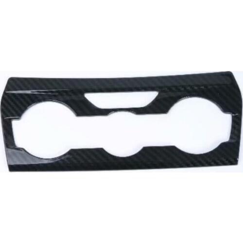 For Subaru XV Crosstrek 2018 Carbon Fiber Dashboard A/C Air Condition Warning Light Adjust Switch Cover Trims