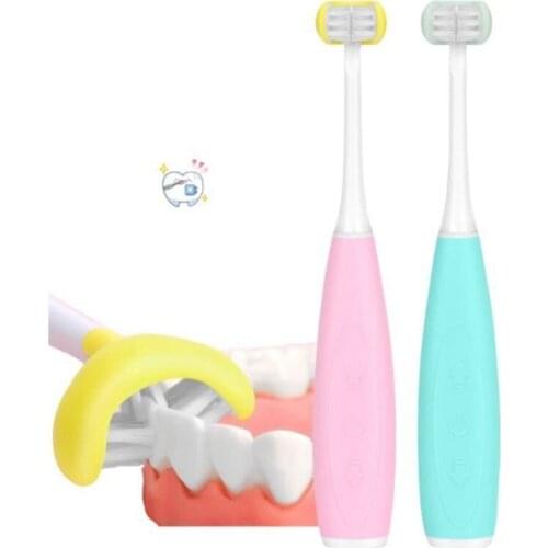 Electronic Ultra Soft Children Toothbrush Oral Brush 5 Modes USB Rechargeable Tooth Brushes Deep Clean Oral Care Teeth Tools