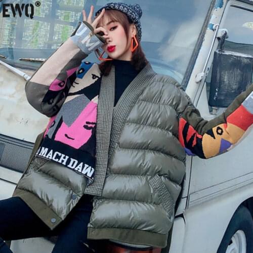 Женские утепленные куртки EWQ China At AliExpress