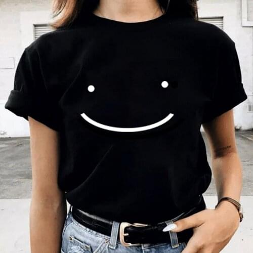 Funny Anime Dream Smp Summer T Shirt Women Kawaii Graphic Harajuku Korean Aesthetic Oversized Female Sweet Cute T Shirts Vintage