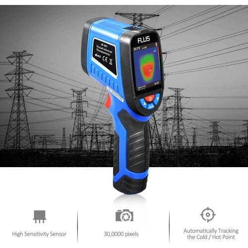 Infrared Thermal Imager Digital Thermal Imaging Camera Humidity Measurement 240x320 Screen Resolution 1089P Thermal Camera
