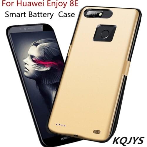KQJYS 6800mAh Portable Battery Charger Case For Huawei Enjoy 8E Power Bank Smart Charging Cover For Huawei Enjoy 8E Battery Case