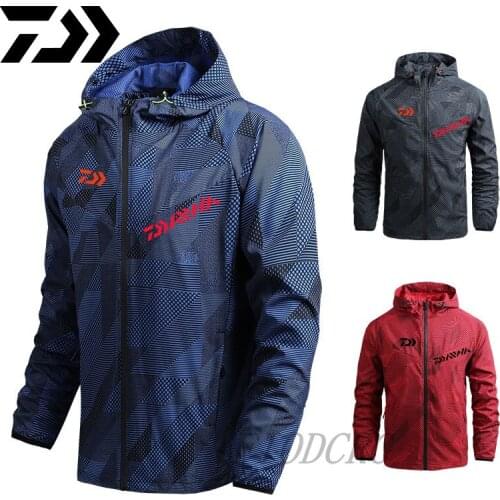 Daiwa Jackets Breathable Fishing Clothing Men Waterproof Fishing Clothes Winter Fishing Jacket Quick Drying Fishing Clothes