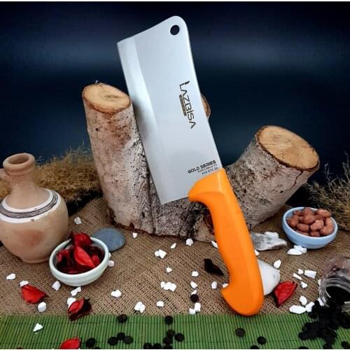 Lazbisa Butcher Meat Bone Row Armor Steel 4.5 mm Yatağan Набор кухонных ножей