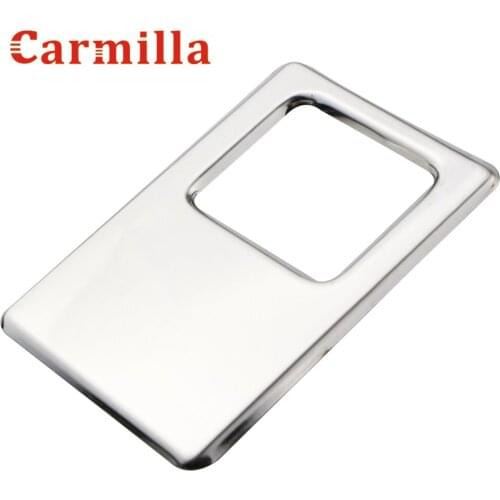 Carmilla Stainless Steel Car Warning Light Switch Panel Cover Trim Sticker for Volkswagen VW Golf 7 7.5 MK7 MK7.5 2012-2019
