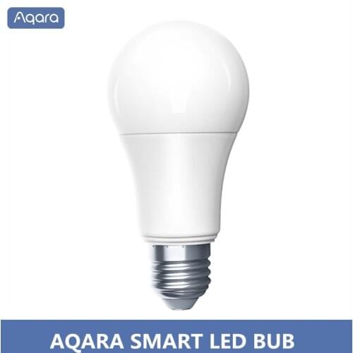 Original Aqara LED Smart Bulb White ZigBee Wireless Remote Control Lamp E27 9W 220-240V Smart Home for xiaomi mijia APP mi home