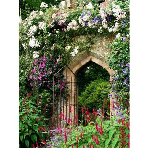 Landscape House DIY Embroidery Cross Stitch 11CT Kits Craft Needlework Set Cotton Thread Printed Canvas Home Room