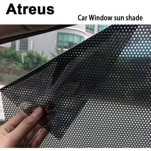 Atreus Car Window Sunshade Visor Cover Sticker Net For BMW e46 e39 e36 X5 X6 Audi a4 b6 a3 a6 c5 TT Renault duster Lada granta