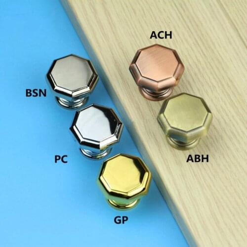 Modern simple fashion silver gold drawer shoe cabinet knobs pulls vintage style bronze antique copper dresser door handles knobs