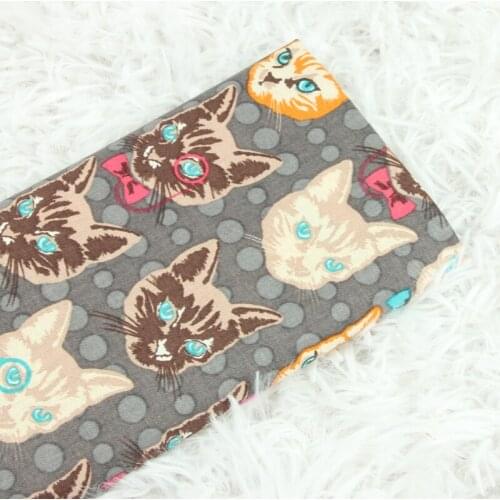 Handmade DIY Garment Dress Tissue Print Half Meter Plain Cotton Fabric with Cartoon 100% Cotton Brocade Fabric Other Fabric SMTA