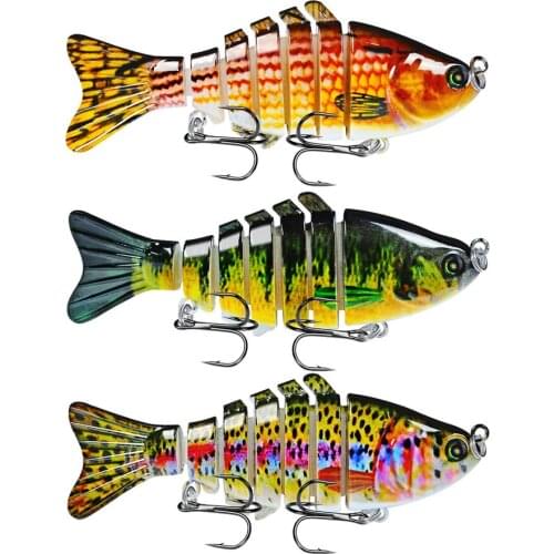 NEW 12g-20g Swimbait GOOD for Fishing Lure 3D fisheyes bionic Crankbait Pesca ice fish minnow whopper plopper Boxed japan HOT