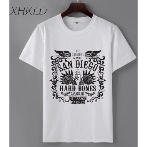 XHKLD mens t-shirts summer short sleeves Skull print cotton casual tshirt o-neck Tops Tees fitness loose camisetas hombre XXL