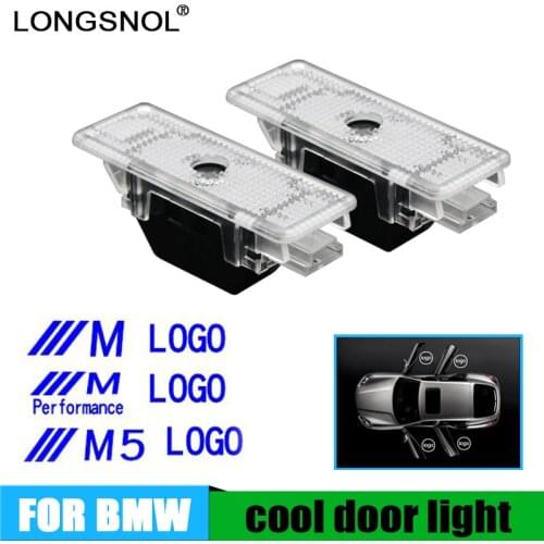 2pc LED Courtesy Light for BMW Logo Car Door Light BMW E39 E53 X5 E52 528i Z8 E39 Accessories Car-styling Welcome Light