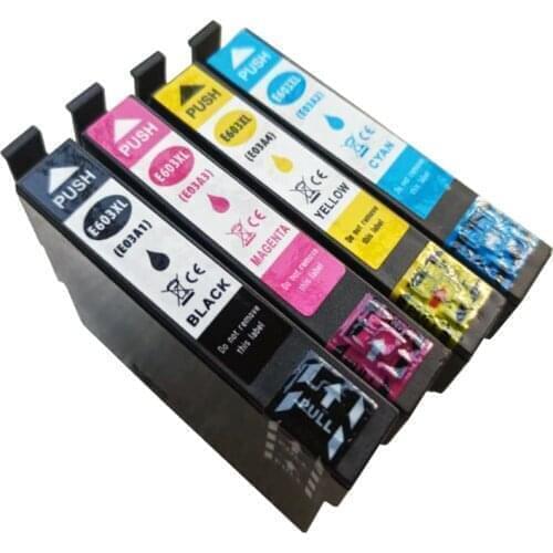4 Compatible Ink Cartridge T603XL E603XL T603 E03A1 E03A2 E03A3 E03A4 for EPSON XP-2100 XP-2105 XP-3100 XP-3105 XP-4100 XP-4105
