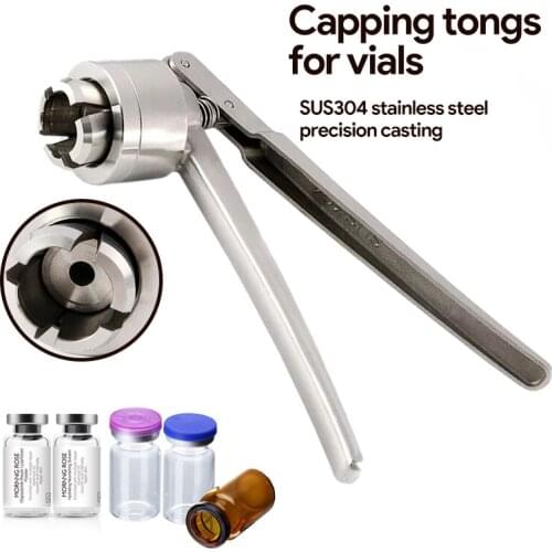 Cekegon Manual vial crimper medical crimper bottle cap crimping tool handheld capping machineAntibiotics bottle capper machine