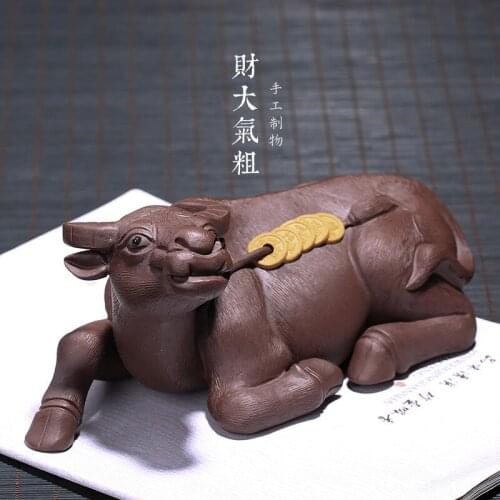 Zisha tea, pet, tea ceremony accessories, rich in money, customized wholesale, caiyuanbaozhao, acting as an agent