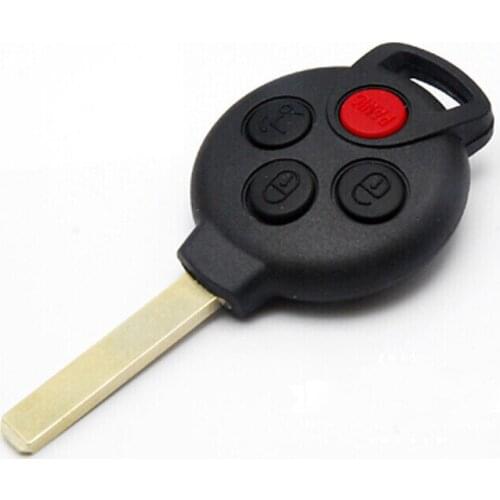 3+1 Buttons FOB Remote Key Case for Benz Smart Remote Key Shell 4 Buttons