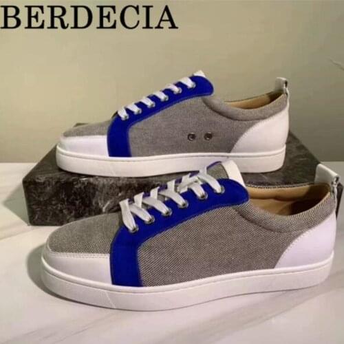 Patchwork Lace-Up Fabric Spring Casual Men Sneakers Brand Designers Classic Low Top Vulcanized Shoes Party Occasion Unisex