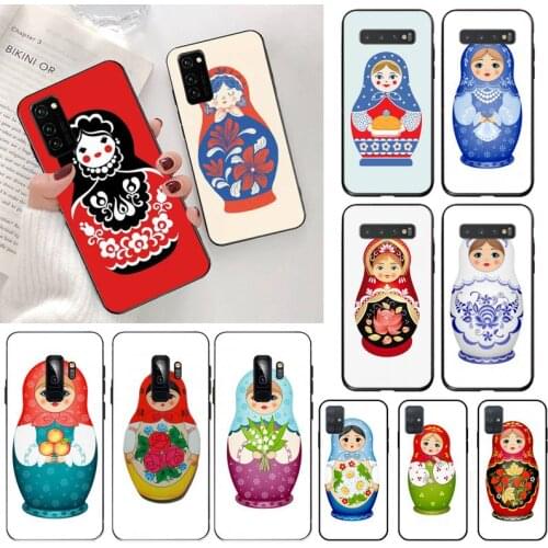 Cute Russian Dolls Matryoshka Customer High Quality Phone Case for Samsung S20 plus Ultra S6 S7 edge S8 S9 plus S10 5G lite 2020