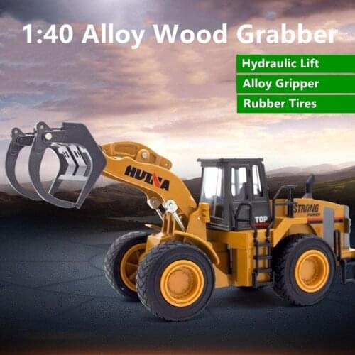 1:40 Simulation Alloy Wooden Truck Hydraulic Lift And Extension Joints Movable Simulation Engineering Vehicle Children Model Toy