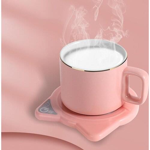 Electric Coffee Cup Warmer Heating Mat Pad Heater for Tea Coffee Milk Home Office Mug Warmer Fast Heater Warmer Birthday Gift
