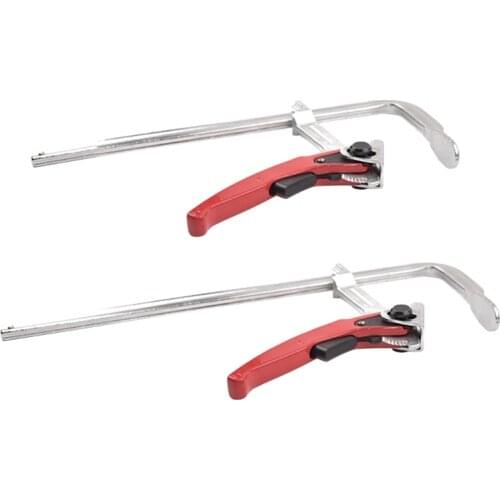 Quick Release Table Lock Clamp 7.9”/6.3” inches Guide Rail System Clamp Woodworking Vise Tool Layout Tools Clamps