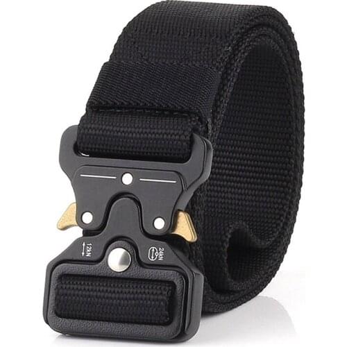 ELOS-Outdoor Adventure Belt Belt Multifunctional Nylon Outdoor Training Belt Mens Accessories