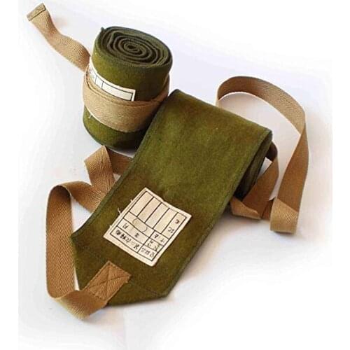 MILITARY WWII WW2 UK BRITISH ARMY P37 WOOLEN SOLDIER FIELD LEGGINGS PUTTEE GAITERS Military War Reenactments